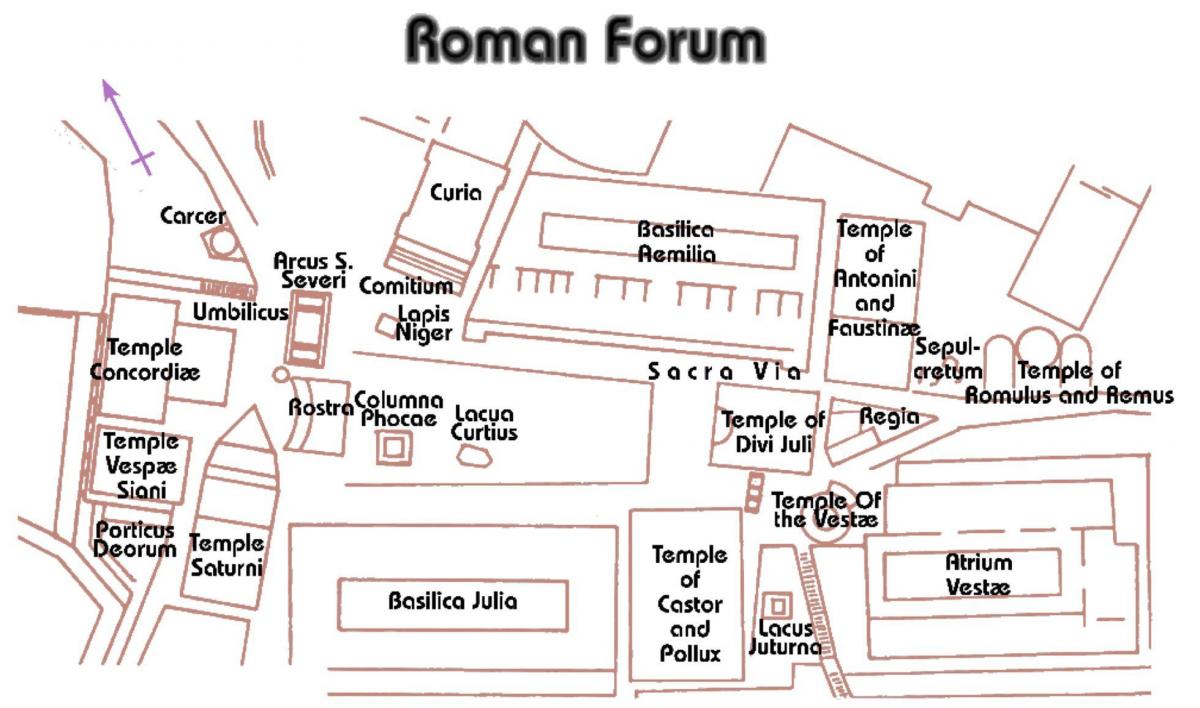 forum Romanum carte