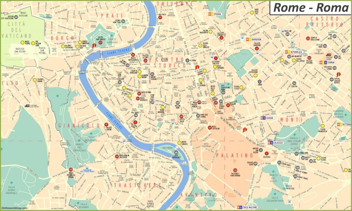 Roms de carte de la ville