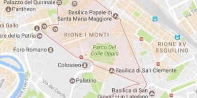 Carte de monti de Rome